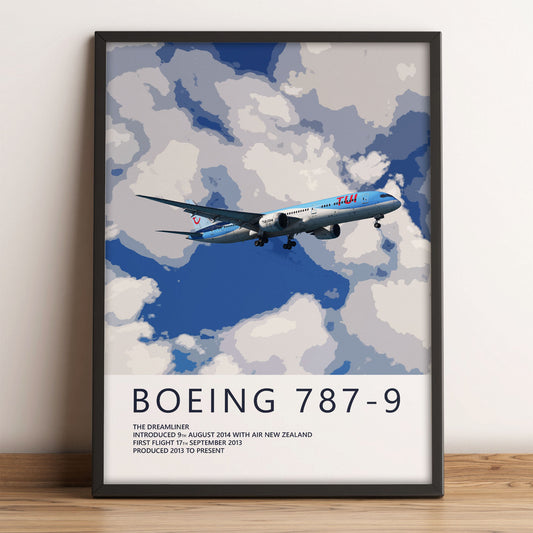 TUI Boeing 787-9 Dreamliner Poster