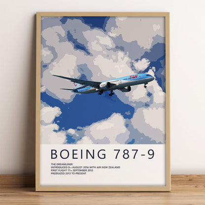 TUI Boeing 787-9 Dreamliner Poster
