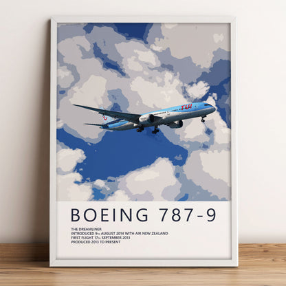 TUI Boeing 787-9 Dreamliner Poster