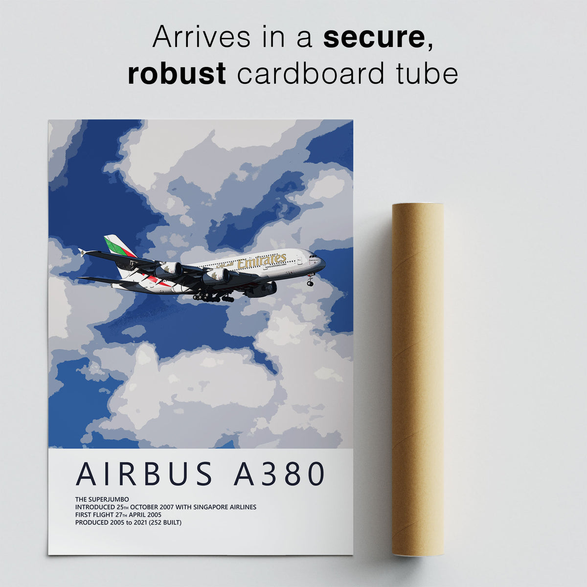 Emirates Airbus A380 Poster