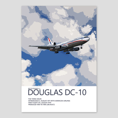 United Airlines McDonnell Douglas DC-10 Poster – Friend Ship