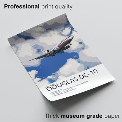 United Airlines McDonnell Douglas DC-10 Poster – Friend Ship