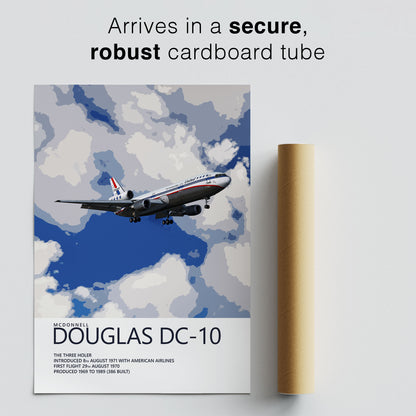 United Airlines McDonnell Douglas DC-10 Poster – Friend Ship