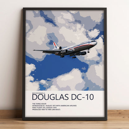 United Airlines McDonnell Douglas DC-10 Poster – Friend Ship
