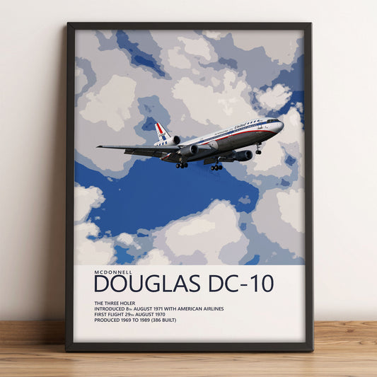 United Airlines McDonnell Douglas DC-10 Poster – Friend Ship