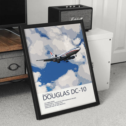 United Airlines McDonnell Douglas DC-10 Poster – Friend Ship