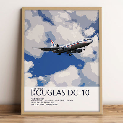 United Airlines McDonnell Douglas DC-10 Poster – Friend Ship