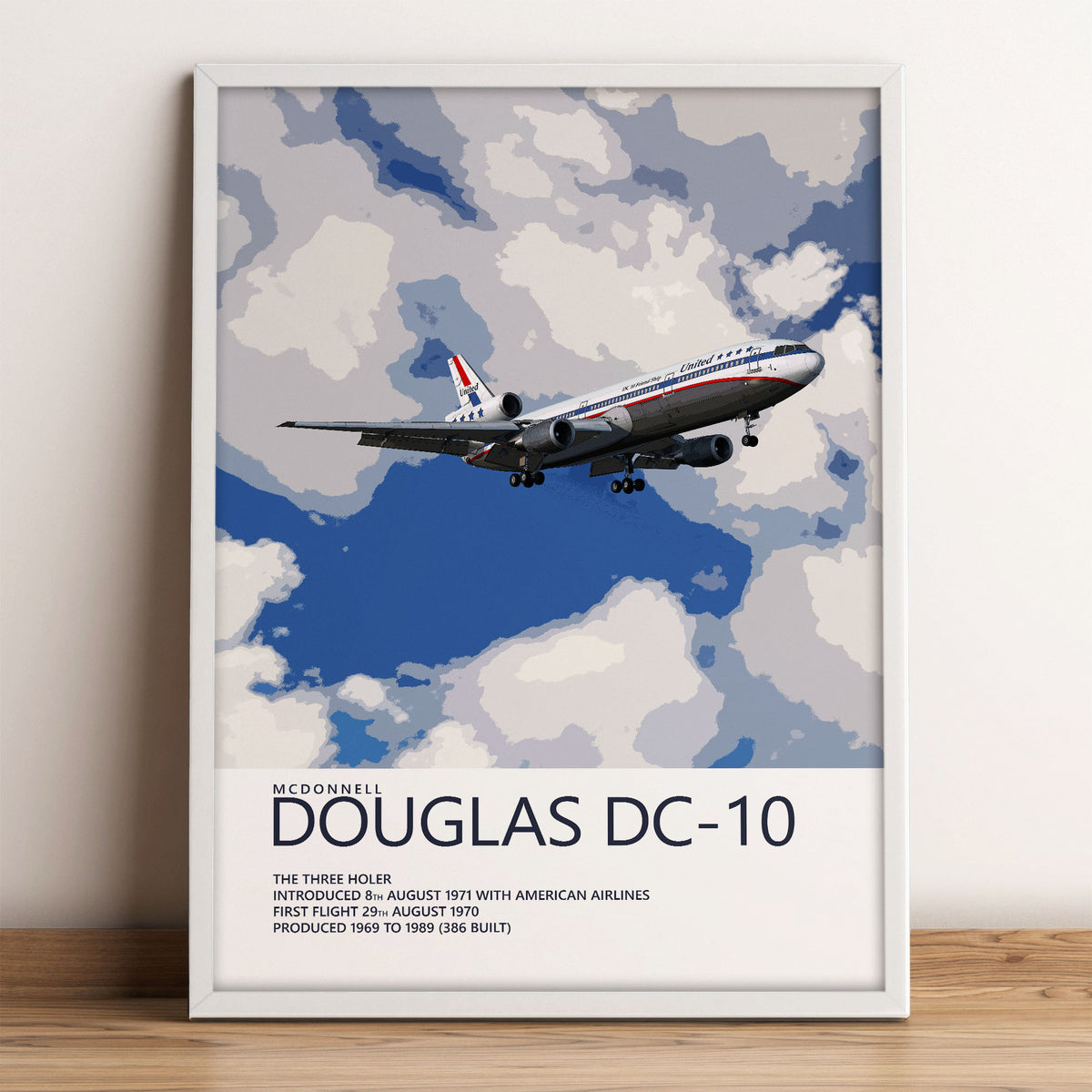 United Airlines McDonnell Douglas DC-10 Poster – Friend Ship