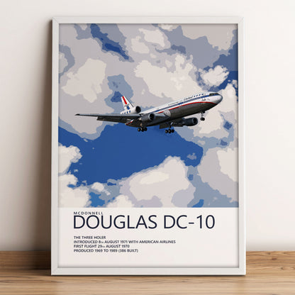 United Airlines McDonnell Douglas DC-10 Poster – Friend Ship
