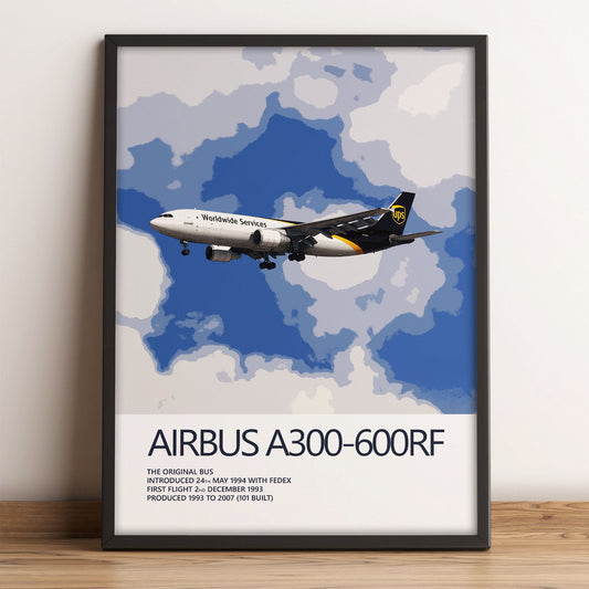 UPS Airbus A300-600RF Poster