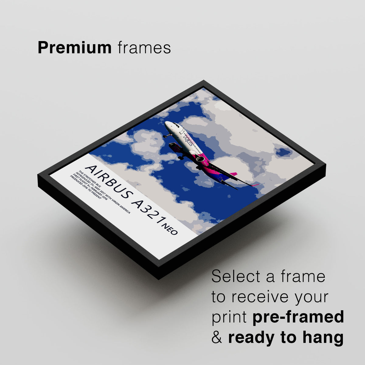 Wizz Air Airbus A321 NEO Poster